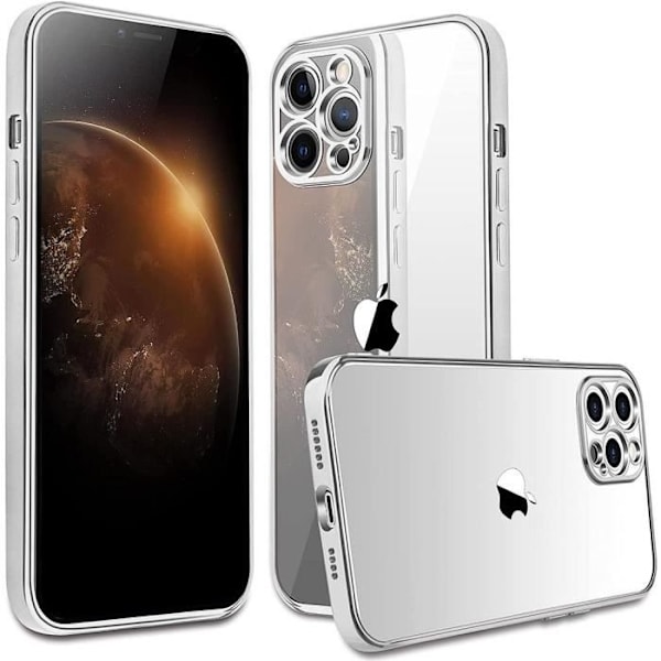Silikonfodral för iPhone 13 mini Silver E.F.Connection