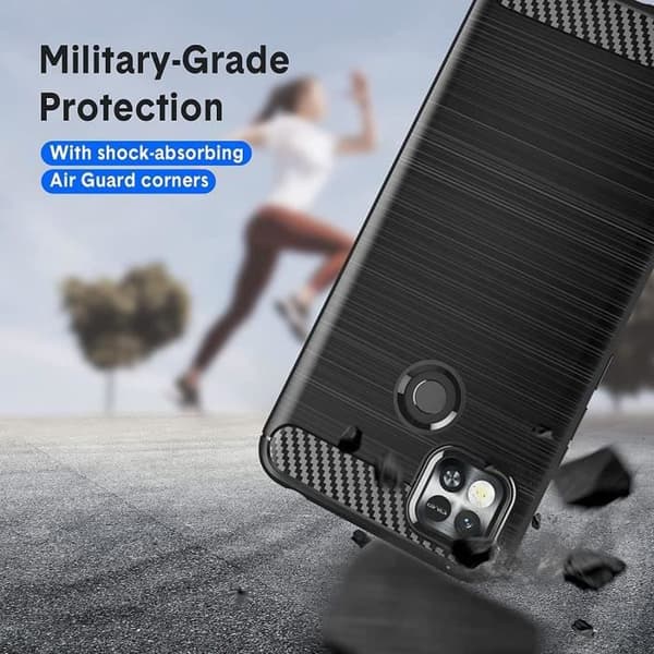 Coque - Xiaomi - Redmi 10A - Silikon - Stötresistent - Förstärkt skydd Svart