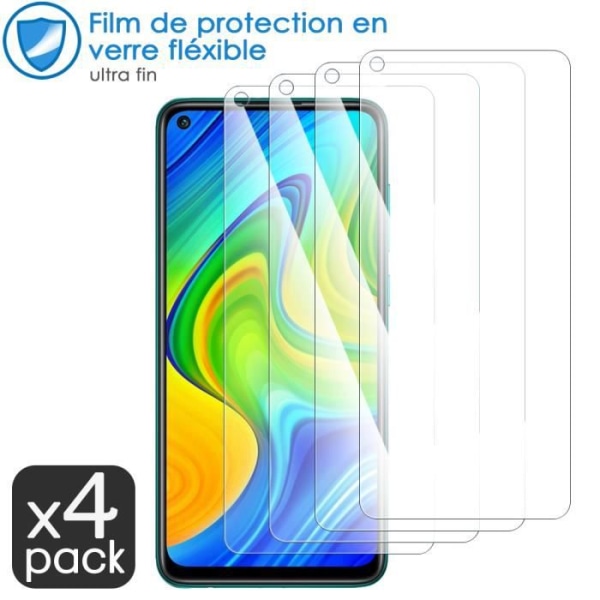 Flexibel glasskyddsfilm för Xiaomi Mi 10T 5G smartphone [Pack x4]