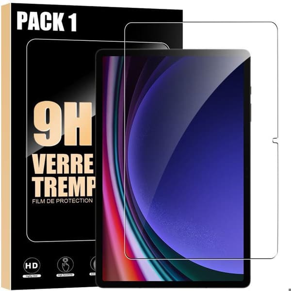 Härdat glas - E.F.CONNECTION - för Samsung Galaxy Tab S9 - Repellerande skydd - Stöttålig - 9H