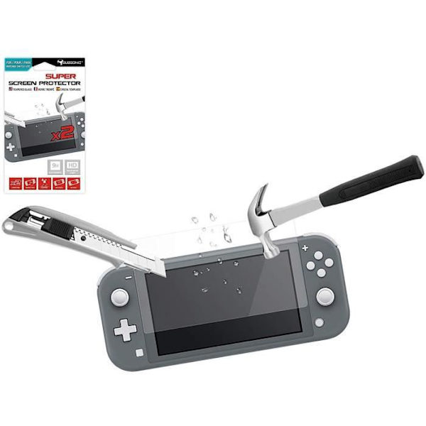 Skärmskydd - Subsonic - Switch Lite - Härdat glas - Anti-chock - Anti-repa Transparent