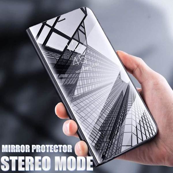 Skydd för Xiaomi Redmi Note 8 Pro - LuffyShop - Makeup Spegel - PU-Läder - Roséguld - Plånboksfodral Eller roséguld