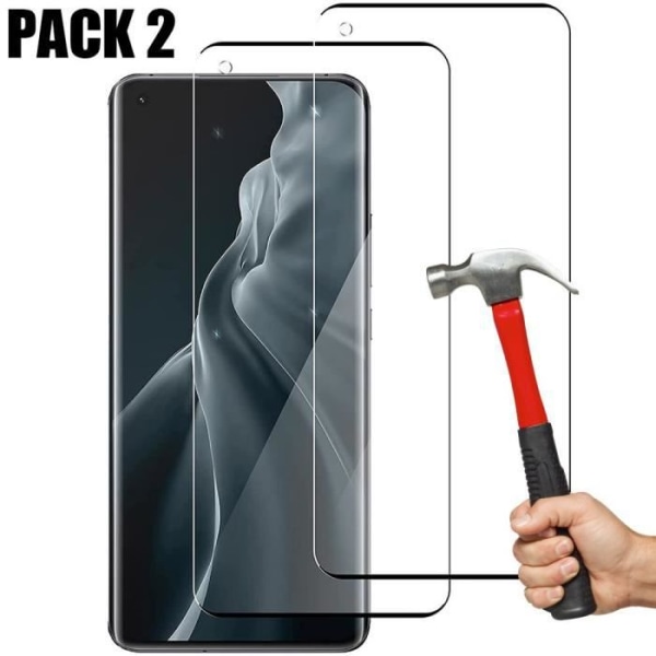 Pack-2 härdat glas för Xiaomi Mi 11 Skärmskydd 9H Stötsäker