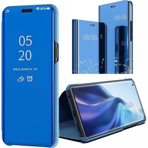 Etui til Xiaomi Mi 11 Pro Beskyttelse foran og bagpå Smart View Soft Blue Blå