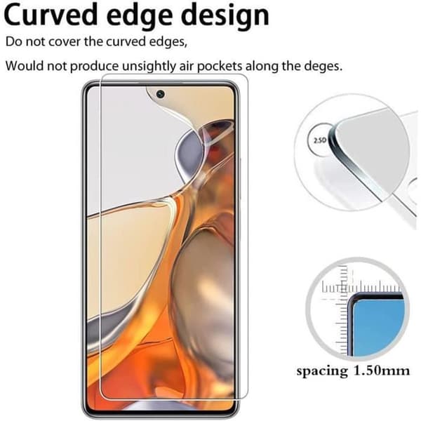 [2 stycken] Transparent härdat glas för Xiaomi 11T Transparent