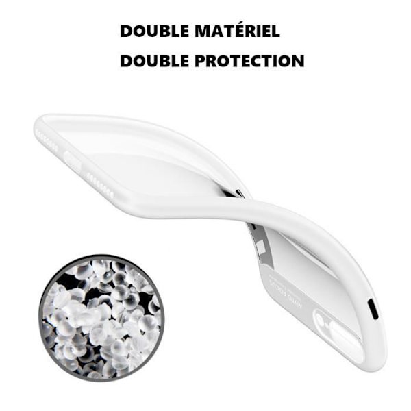 Coque til iPhone 6 Plus-6s Plus, Stødabsorberende Beskyttelse (Hvid)