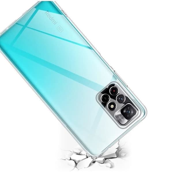 Skyddshölje - Toproduits® - Xiaomi Redmi Note 11 - Transparent - Flexibelt - Härdat glas Transparent