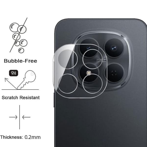 2 Dyra Skärmar + 2 Kameraglas för Xiaomi Redmi Note 15 Pro 5G - Rep-skydd Transparent