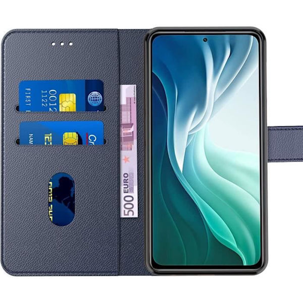 Taske til Xiaomi 11I 5G (6,67") Marineblå Anti-Shock ensfarvet Anti-ridse lædereffekt 360 graders beskyttelse marinblå