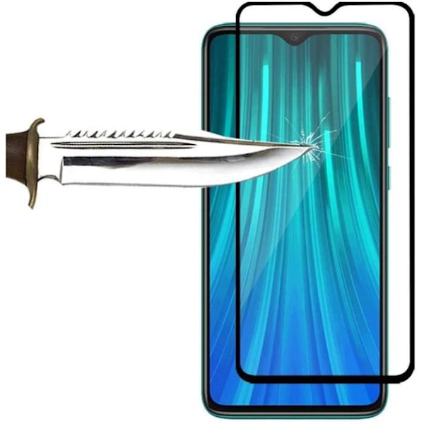 Skyddande film - E.F.CONNECTION - Redmi Note 8 Pro - Härdat glas - Svart - 4 stycken Svart