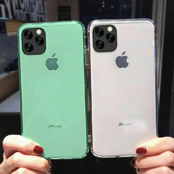 Silikonfodral för iPhone 13 Pro Max Grön och 2 härdade glasögon Skärmskydd E.F.Anslutning