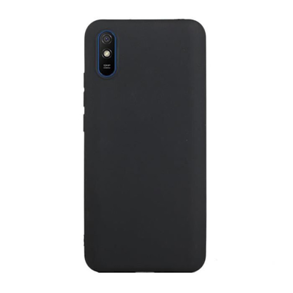 Mjukt läderfodral för Xiaomi Redmi 9A 6,53" TPU Gel Bumper Black