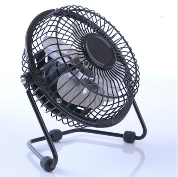 Ventilator - Mini - Sort - USB - 45 dB - På fod Svart