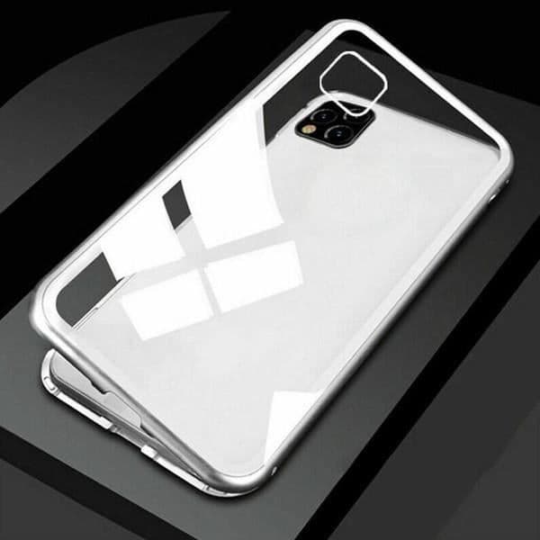 Fodral i härdat glas IPHONE 11 APPLE Magnetiskt transparent integrerat skydd (VIT)