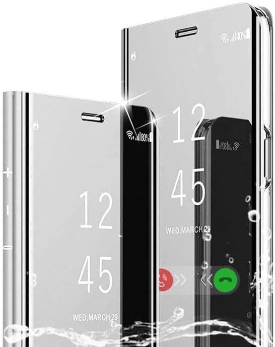 Skyddsskal - E.F.CONNECTION - För Xiaomi Redmi Note 14 Pro 5G - Stötsäker - Spegeleffekt - Silverfärgad Silver