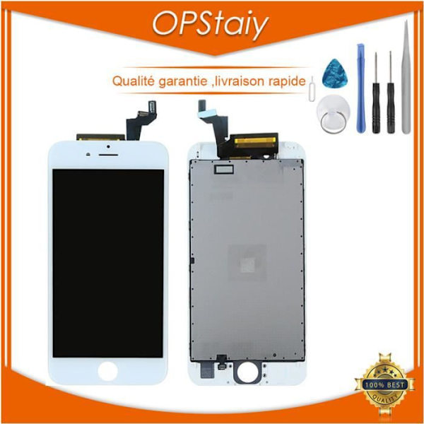 Glasskärm till Iphone 6S 4,7" LCD Touch + White verktygssats