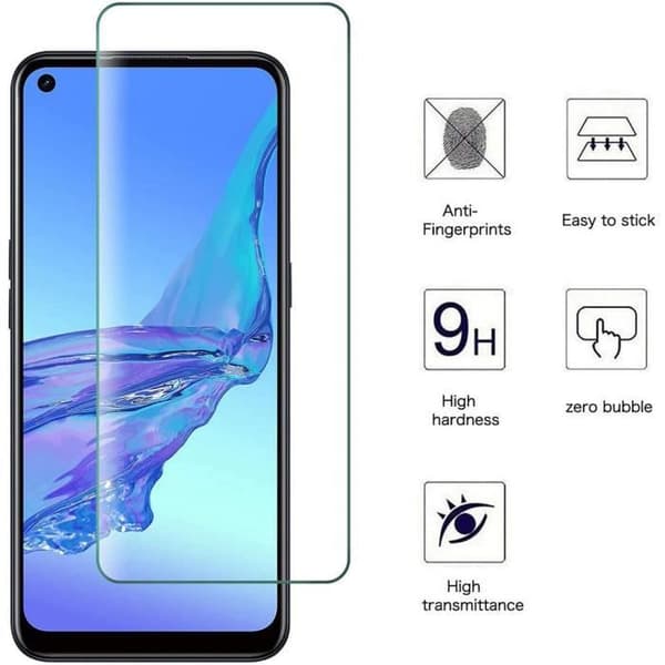 Skärmskydd - OPPO - A53/A53s - 3-pack - Härdat glas - Rep-resistent Transparent