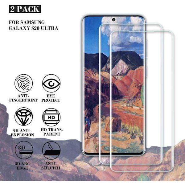 Skärmskydd - Huawei - P30 Pro - Härdat glas - 2 Pack - Reptålig Transparent