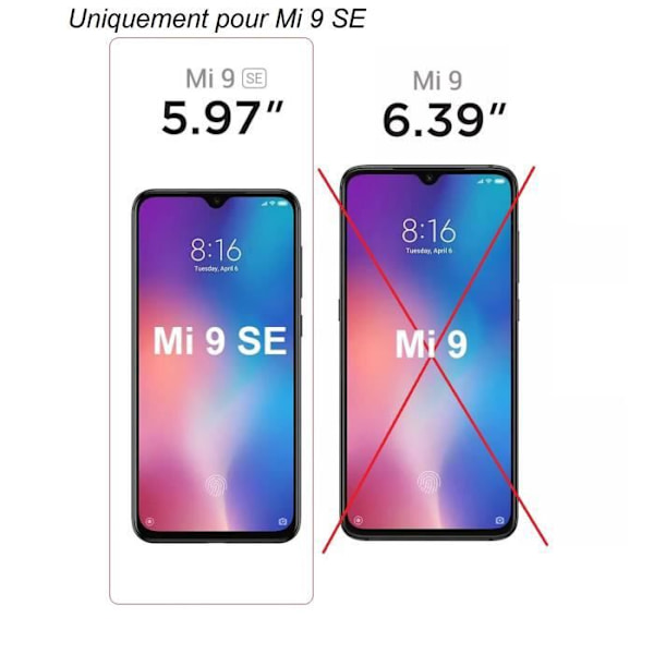 Skyddande skal - iPOMCASE - Xiaomi Mi 9 Se - Transparent - Stötabsorberande - Flexibelt Transparent