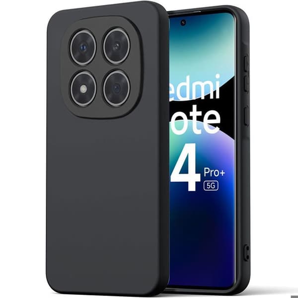 Coque för Xiaomi Redmi Note 14 Pro Plus 5G/Note 14 Pro+ 5G - TPU Svart - E.F.Connection® Svart