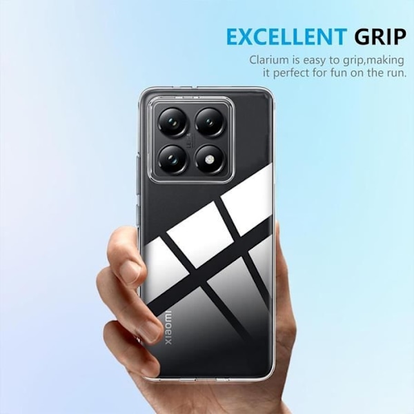 Fodral till Xiaomi 14T - Mjukt Anti-Slip Transparent Skydd