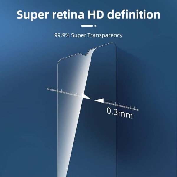 Härdat glas för Redmi A1/A2 - 4 delar - Transparent skyddsglas