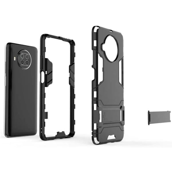 Coque - Xiaomi - Mi 10T Lite 5G - Hybride robust - Stødbeskyttelse - Ståfod Röd