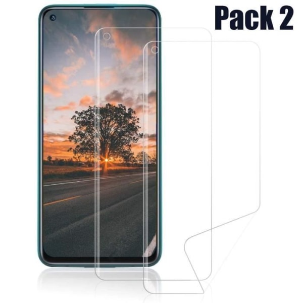 Pack- 2 flexibel film för Redmi Note 9 Pro högresistans skärmfilmer Transparent