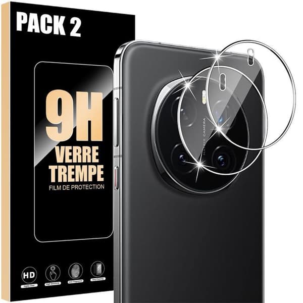 2 Härdat Glas Bakre Kamera för Honor Magic 7 Pro, Stötsäker Represistent Hård 9H Transparent