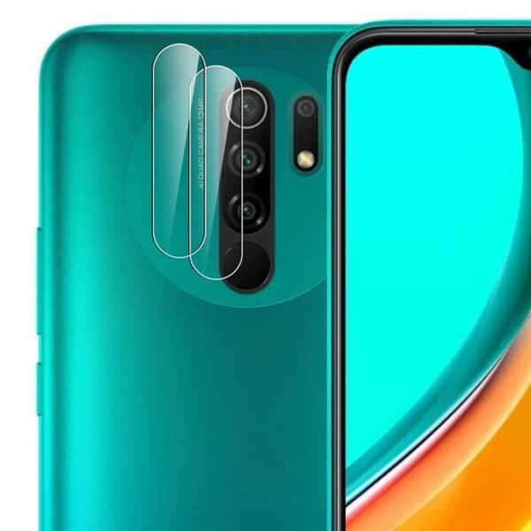 Skyddsglas för bakre kamera för Xiaomi Redmi 9 - E.F.CONNECTION - 2-pack Transparent