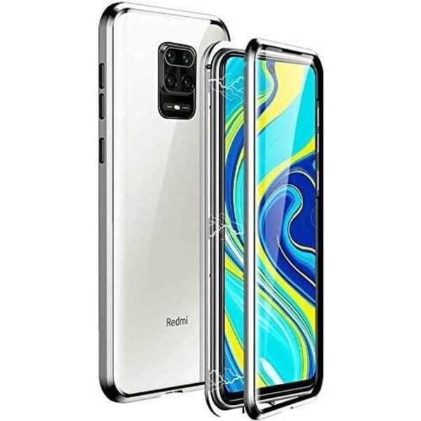 Etui til Redmi Note 9 Pro (6,67") Silver Anti-Scratch Solid Hard Edge Full Rigid Chrome