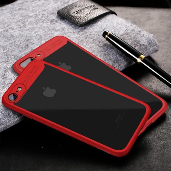 Skal för iPhone 6 Plus-6s Plus, Stötabsorberande Skydd (Röd)