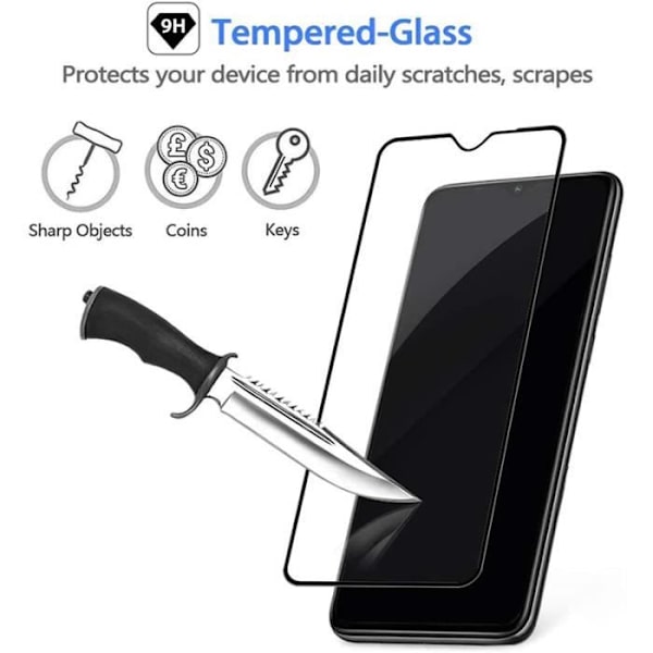 Härdat glas för Redmi Note 8 Pro XIAOMI, Skärmskydd, Anti Scratch [2 stycken]