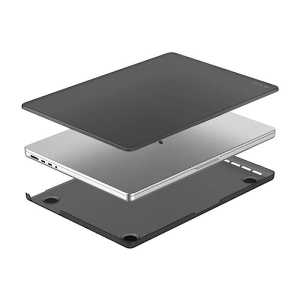 Hård skal - Incase - MacBook Pro 14 tommer (2021) - prikker/sort - Syntetisk - Blandet prikker/sort