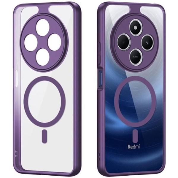 Skyddsfodral för Xiaomi Redmi 14C - Stötresistent - Lila - Trådlös laddning - Flexibel - Slät Lila
