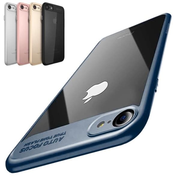 Skydd för iPhone 7 - Stötsäker - TPU - Mörkblå - Hög Kvalitet - Ny Design marinblå