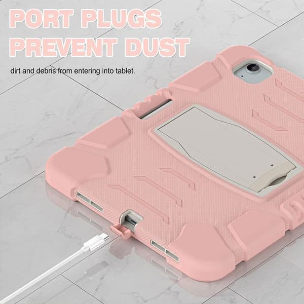 Skydd för iPad Pro 11" - Stötbeständig - Rosa - Hel - Silikon - PC Rosa