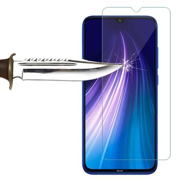För Xiaomi Redmi Note 8 6.3": Pack - 3-pack skärmskydd i härdat glas