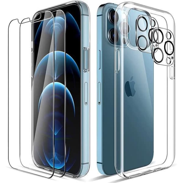 Coque - E.F.Connection - för iPhone 13 - Silikon TPU - Ultra tunn - Transparent Transparent