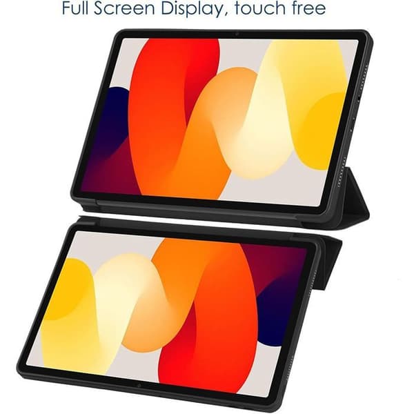 Skyddsfodral - E.F.Connection - Xiaomi Redmi Pad Pro 12,1" - Slim - Fällbart Stöd - Svart Svart