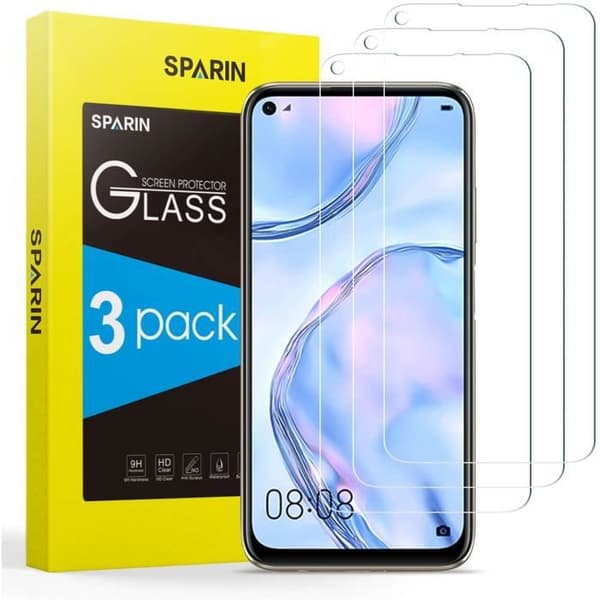 Skärmskydd - LittleMonkey - Huawei P40 Lite (4G) - 3-pack - Härdat glas - 9H hårdhet