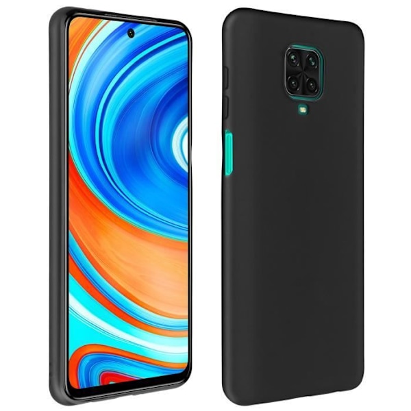 Coque - Redmi - Note 9 Pro - Mjuk - Silikon - Hög Motståndskraft - Svart Svart