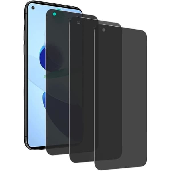 3 antispionhärdade glasögon för OPPO A74 stötsäkert skydd Svart