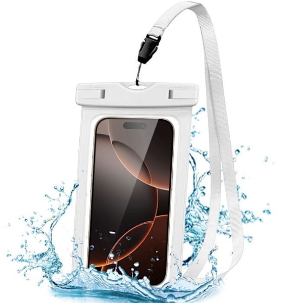 Vattentålig hölje för Samsung Galaxy A16 A26 A36 A56 A06 A05s A15 A14 A13 A25 A35 A34 A55 A54, Skydd IPX8 - Vit Vit