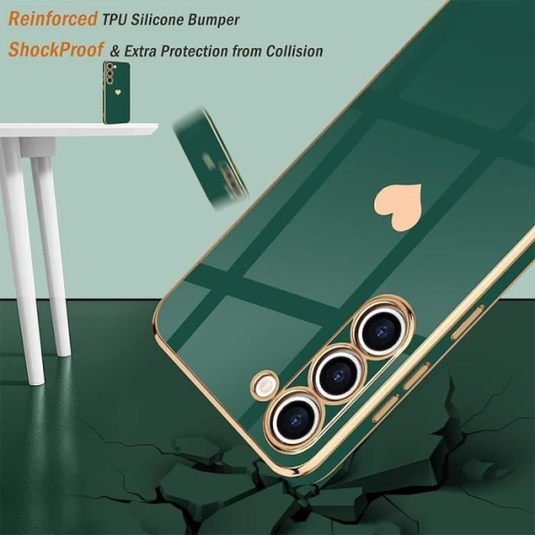 Coque - Xiaomi - Redmi Note 13 Pro+ 5G - Stødabsorberende - Silikone - Grøn Nat Nattgrönt