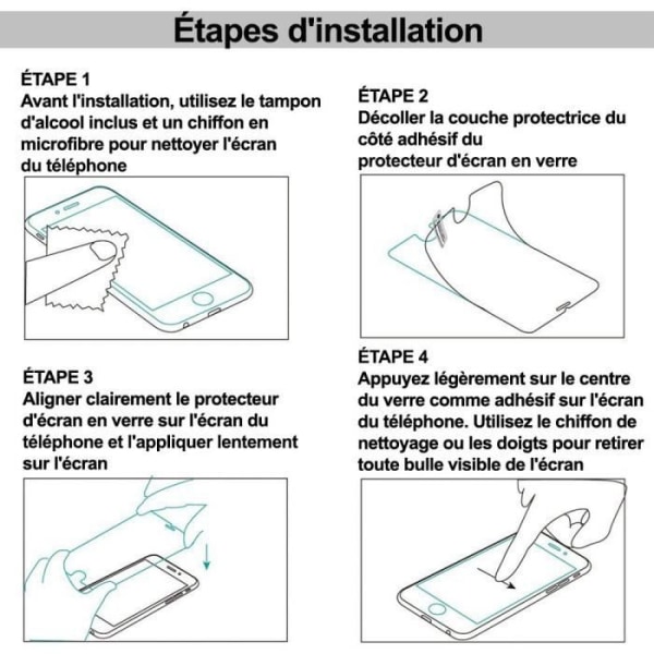 Til Xiaomi Redmi 9 6.53": 1 farve fuldskærms skærmbeskytter i hærdet glas - SORT