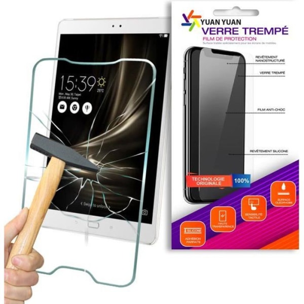 Fönsterfilm för Samsung Galaxy Tab A 10,1" 2016 SM-T580 SM-T585 Surfplatta Transparent skyddande härdat glas - Yuan Yuan Brand