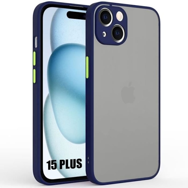 Fodral till iPhone 15 Plus, ultratunt skydd Stötsäkert Anti-Scratch Matt - Marinblå