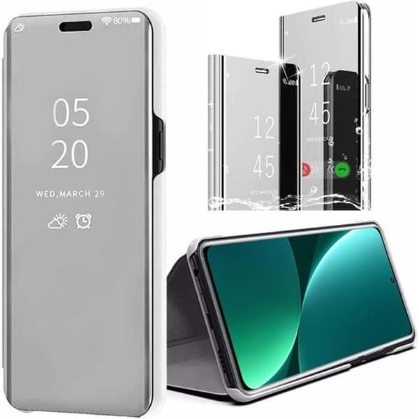 Skyddsfodral - E.F.CONNECTION - Xiaomi 12 - Spegeleffekt - Silverfärgad - Semi-stadig Silver