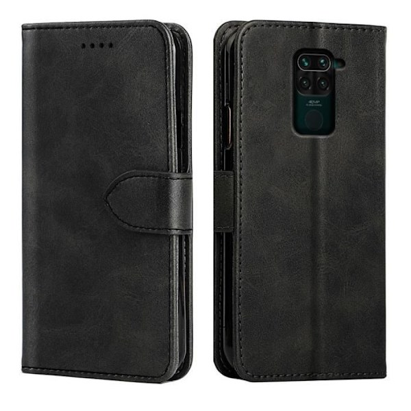Etui til Xiaomi Redmi Note 9 - MÆRKE - Pungcover - PU-læder - Blødt - Magnetisk Svart